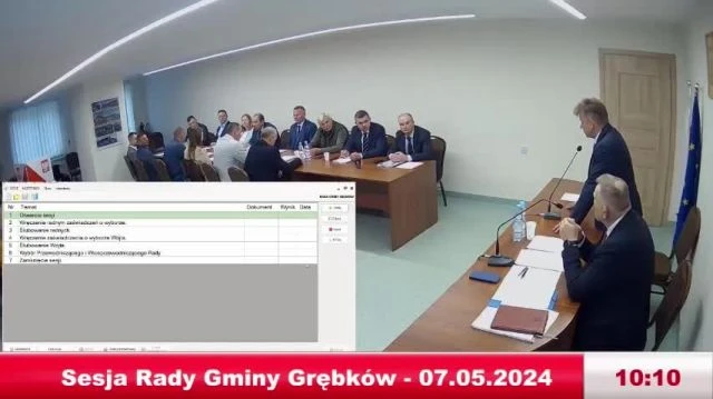 Sesja Rady Gminy Grębków - 07.05.2024