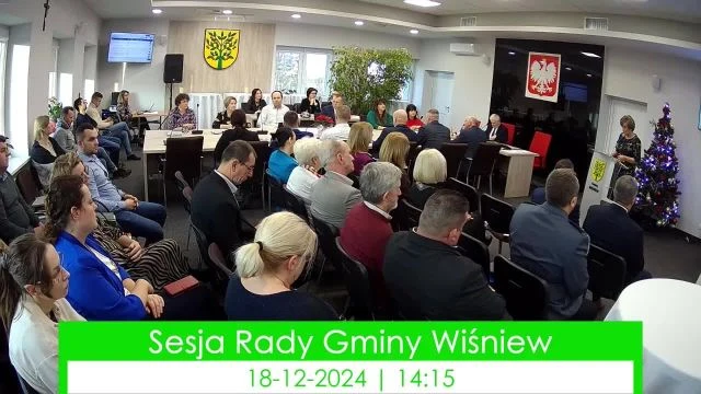 Sesja Rady Gminy Wiśniew – 18.12.2024